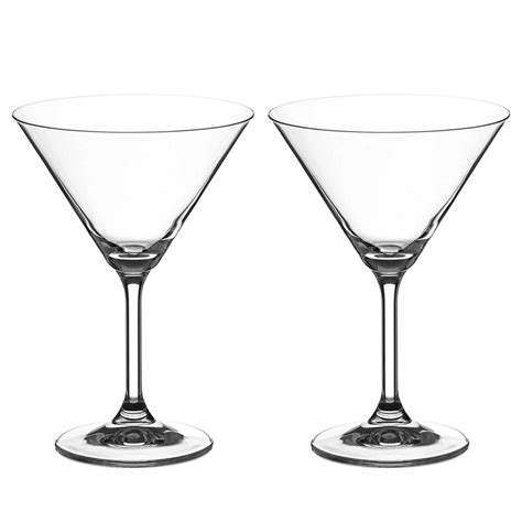 Moda Martini Cocktail Glasses Set Of 2 Diamante Home