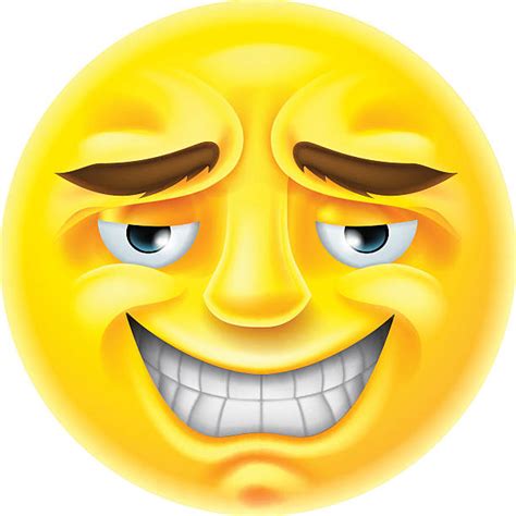 Smug Face Emoticon Illustrations Royalty Free Vector Graphics And Clip