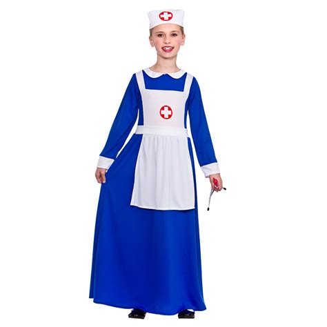 ladies victorian nurse fancy dress costume for 18th century dickensian edwardian ebay