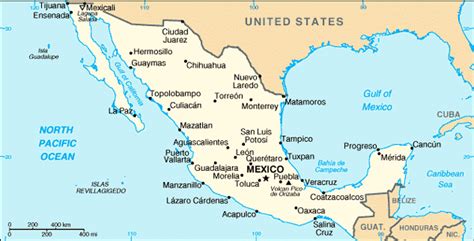 Maps of Mexico Directory from Mexonline.com