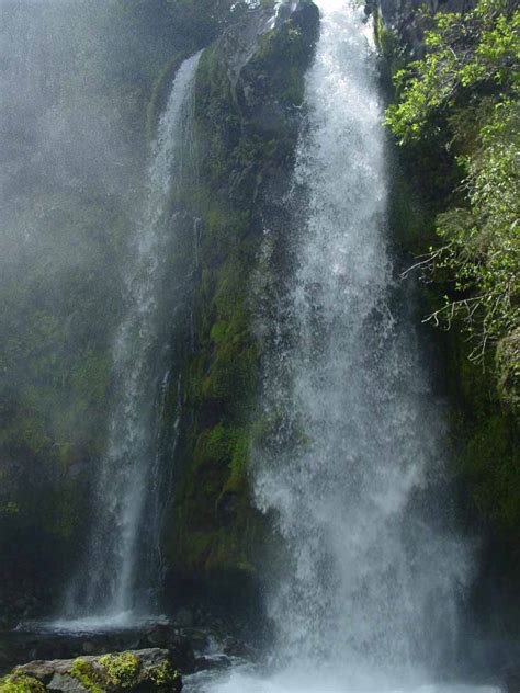 Dawson Falls Waterfall On The Slopes Of Mt Taranaki