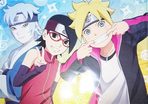 Boruto Naruto Next Generations New Team 7 Naruto Anime Arte De