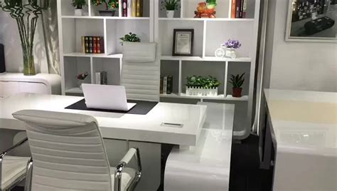 Fancy Office Supplies Executive Desk In White L Shape Office Desk - Buy