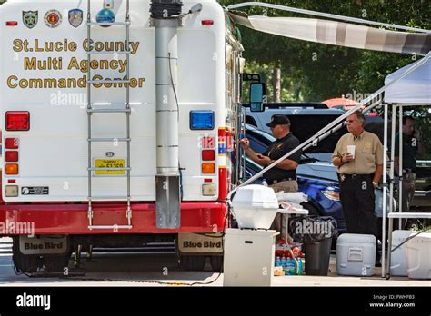 Ft. Pierce, Florida, USA. 12th June, 2016. St. Lucie County Sheriff's
