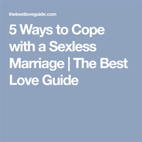 Sexless relationships can be stressful for both parties. 5 Ways to Cope with a Sexless Marriage | Sexless marriage ...