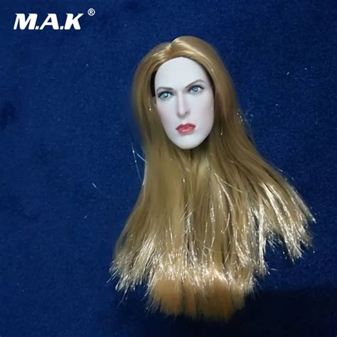 16 Scale Female Head Sculpt Biohazard Alice Blond Female Head Carved