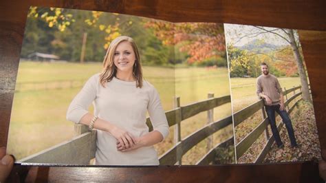 husband and wife photo album with full page portraits portrait photography couple photos