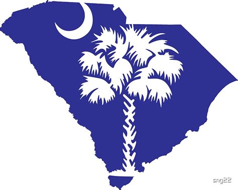South Carolina And Palmetto Tree Stickers By Sng22 Redbubble
