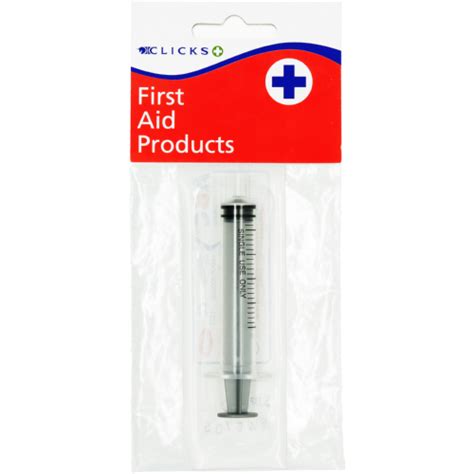 Clicks First Aid Syringe 5ml Clicks