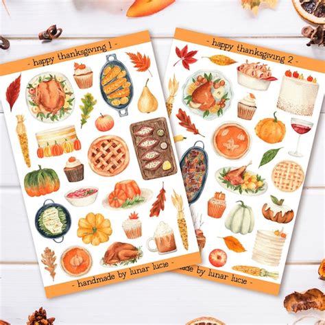 Fall Planner Stickers Etsy