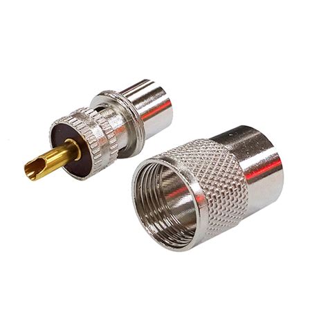 For Rg8u Rg58 3 Coax Coaxial Cable 10pcs Pl259 Solder Connector Plug