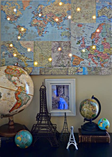 Diy World Map With Lights New Hazel And Ruby Maps Of The World Wrap