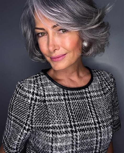Top 30 Hairstyles For Grey Hair Over 60 2023 Update Grey Hair Styles For Women Beautiful