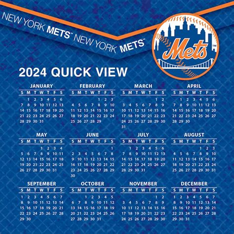 New York Mets 2024 Printable Schedule Rana Ursula