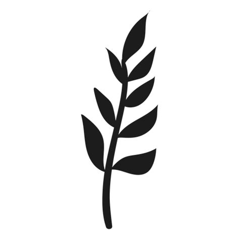Branch With Leaves Icon Transparent Png And Svg Vector File