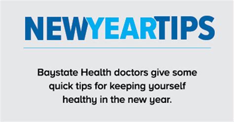 Tips For A Healthy 2022 Baystate Health