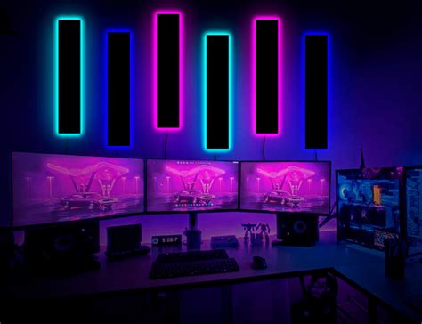 Game Room Led Light Gaming Room Decor Led Lights For Gaming Etsy Uk