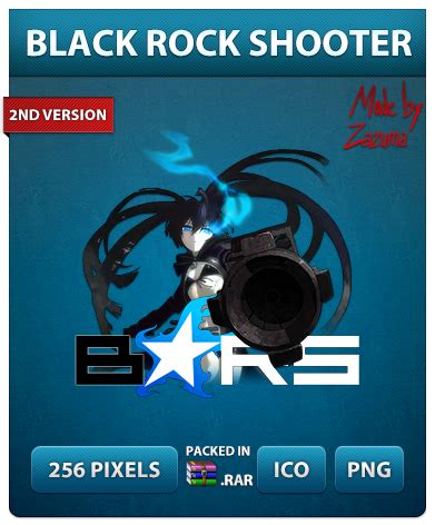 Black Rock Shooter Ver 2 Anime Icon By Zazuma On DeviantArt
