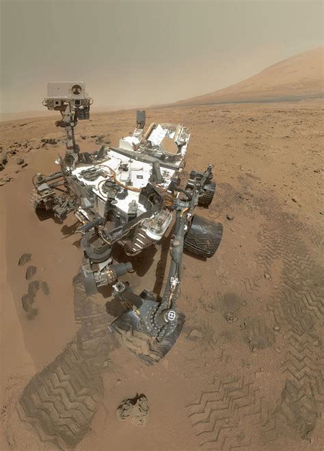 High Resolution Self Portrait By Curiosity Rover Arm Camera Nasa Mars