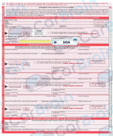 Title must be assigned to you using your full legal name as it appears on your driver's license; Georgia Car Title Transfer Guide. Sell a Car in Georgia Fast