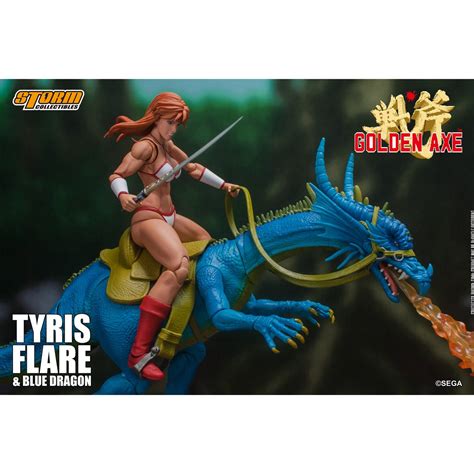 golden axe tyris flare and blue dragon 1 12 scale action figure