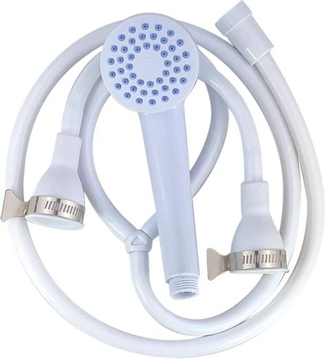 Double Tap Bath Sink Shower Head Hose Spray Hair Dresser Pet Push On