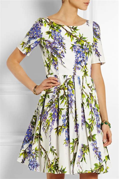 Floral Flower Print Women A Line Dress Short Sleeve Pleated Summer Casual Dresses 753 In Dresses