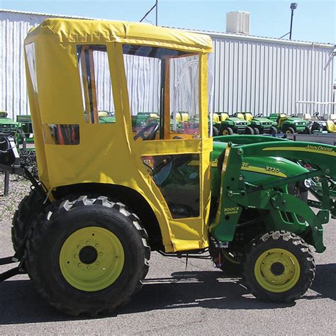 For all parts and product information for tractors and engines, please contact weaver's compact tractor parts. Tractor Cab Enclosure for John Deere 110TLB - Yellow ...