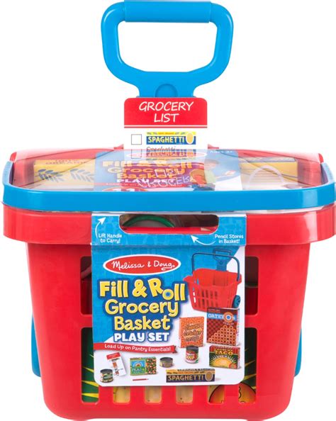Best Buy Melissa And Doug Fill And Roll Grocery Basket Play Set 4073