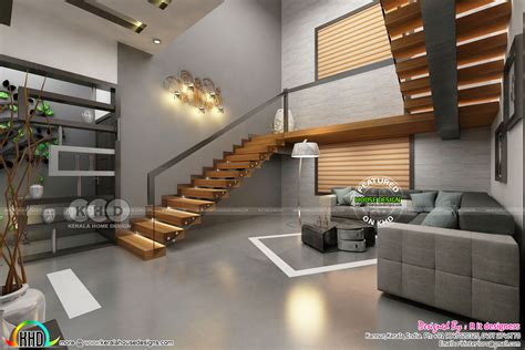 Beautiful Living Room Interior Design February 2018 Kerala Home
