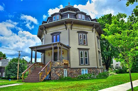 Octagon House Grand St Oneonta Ny Octagon House Gran Flickr