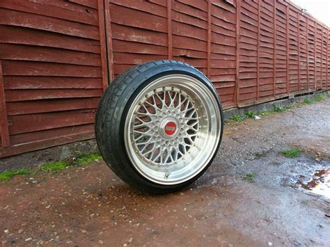 17 Inch Staggered Deep Dish Bbs Type Alloy Wheels And Tyres Vwgolf