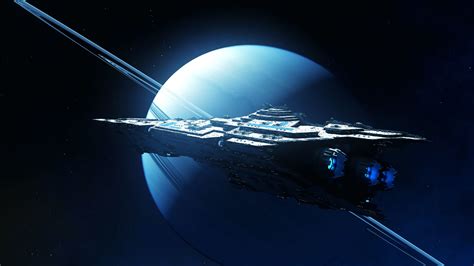 Download Planet Space Sci Fi Spaceship 4k Ultra Hd Wallpaper By Grahamtg