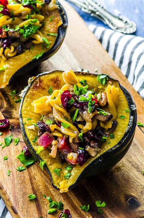 Then, i stuffed the squash with a modified version of my stuffed sweet potatoes in love real food (page 144). Baked Stuffed Acorn Squash - May I Have That Recipe?
