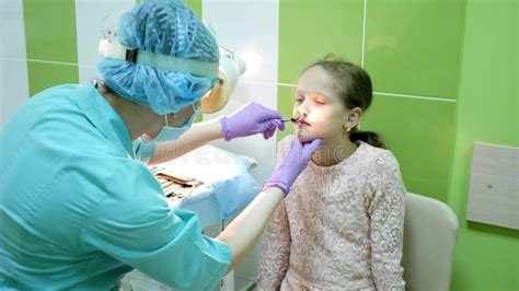 Ent Pediatrician Examines Child Doctor Otolaryngology In Medical