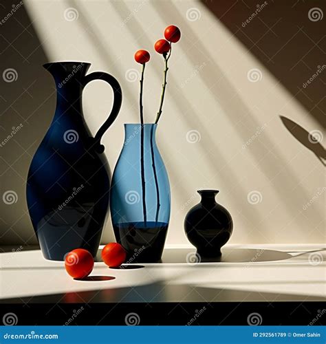 Inky Contours: Artistic Composition of Enigmatic Shadows Stock Image