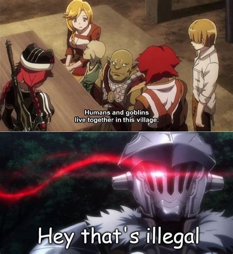 Anime Memes With Caption That Reads Hey Thats Illegl