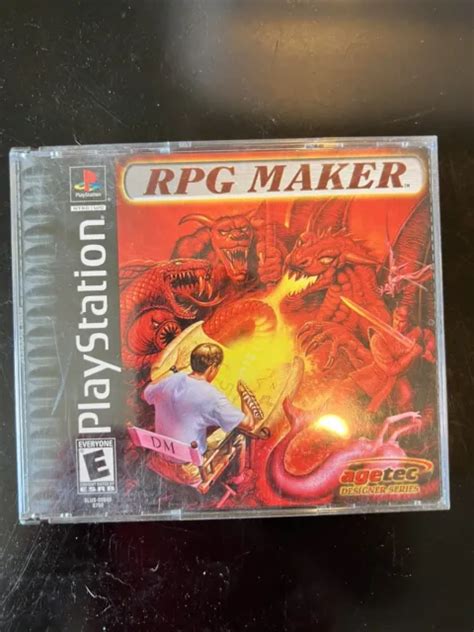 Rpg Maker Sony Playstation 1 Ps1 Black Label Complete W Manual 1499