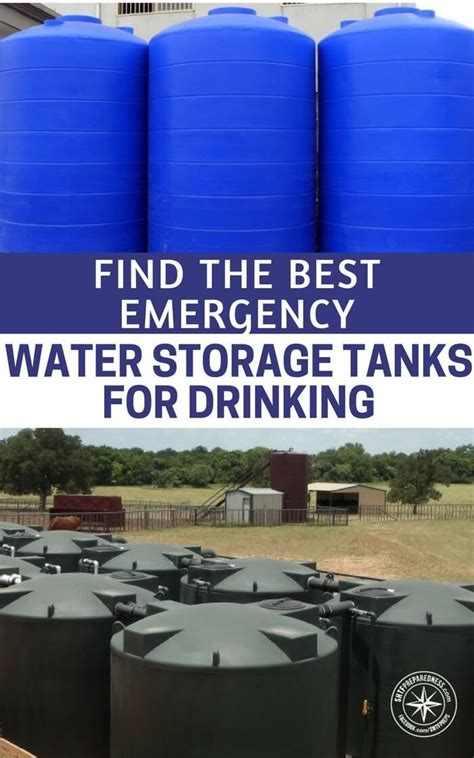 How To Find The Best Emergency Water Storage Tanks For Drinking This