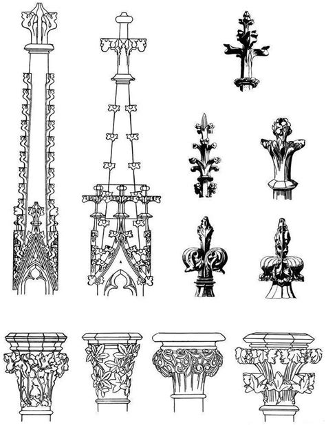 Gothic Architecture Drawing Cathedral Architecture Architecture