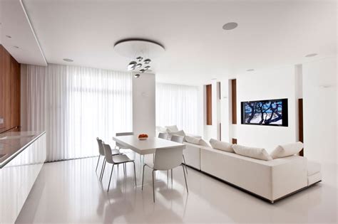 Apartment Awash With Walnut And White