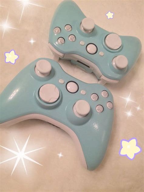 Pastel Blue Xbox Controller On Etsy 5500 Love This Games Xbox