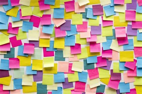 Sticky Note Post It Board Office Containing Motivation Handwritten