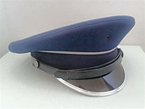 Air Force Enlisted Dress Blues Combination Visor Cap Hat Bernard Cap