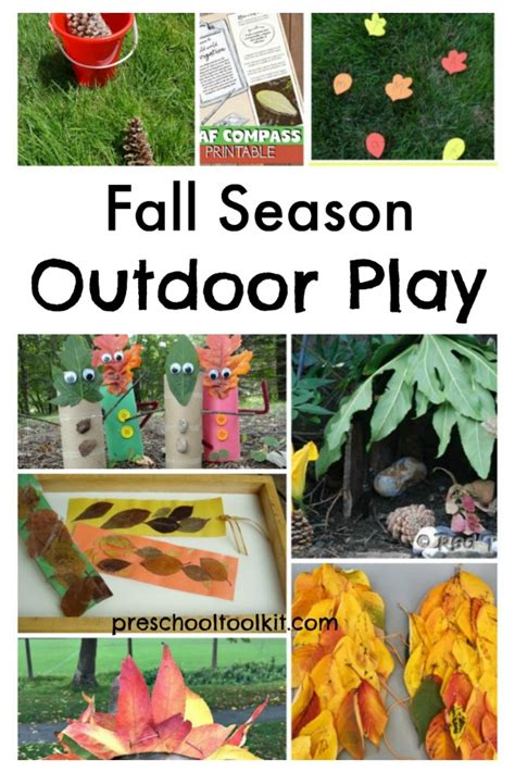 Outdoor Play Ideas For Fall Preschool Toolkit