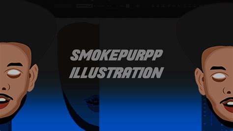 Smokepurpp Cartoon Illustration Adobe Illustrator Youtube