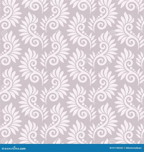 Seamless Fancy Floral Pattern Stock Vector Illustration Of Cover
