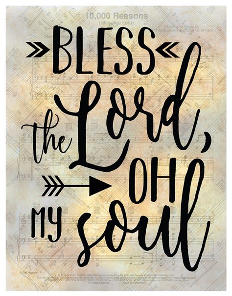Bless The Lord Oh My Soul Digital Hymn Print Etsy