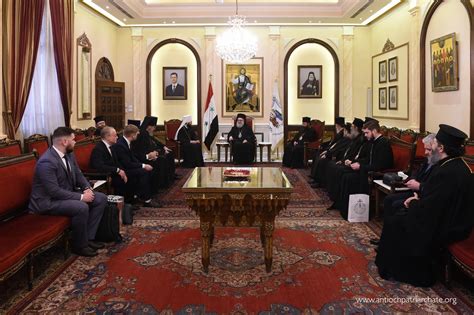 Metropolitan Anthony Of Decr Visited Patriarch John X Of Antioch