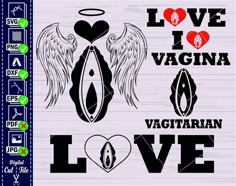Vagina Svg Female Genitals Vagina Clipart Winged Vagina Etsy Canada